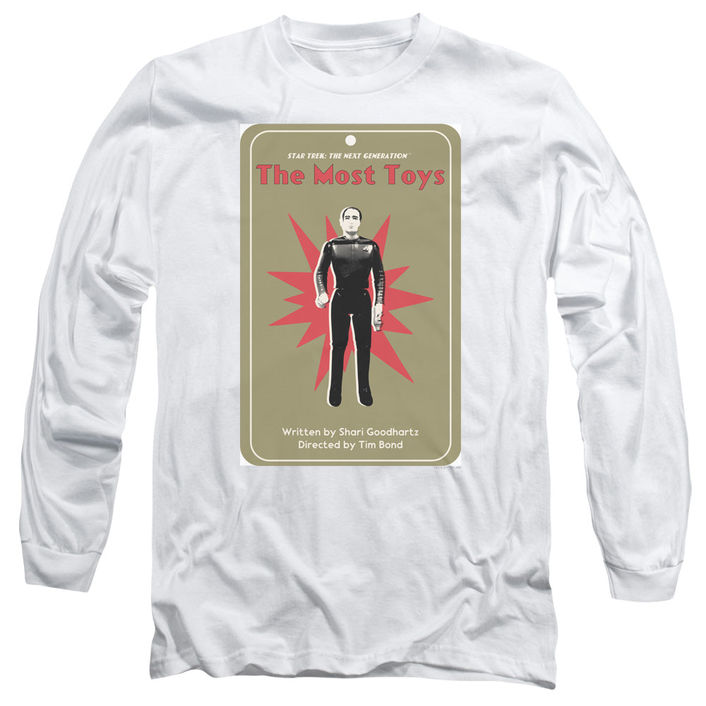 Star Trek Tng Season 3 Episode 22 Mens Long Sleeve Shirt White Officially Licensed Officially Licensed