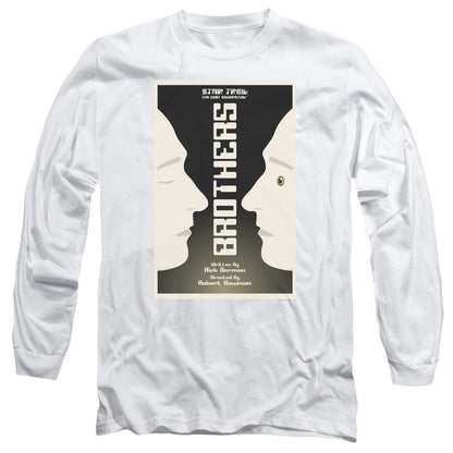 Star Trek Tng Season 4 Episode 3 Mens Long Sleeve Shirt White Officially Licensed Officially Licensed