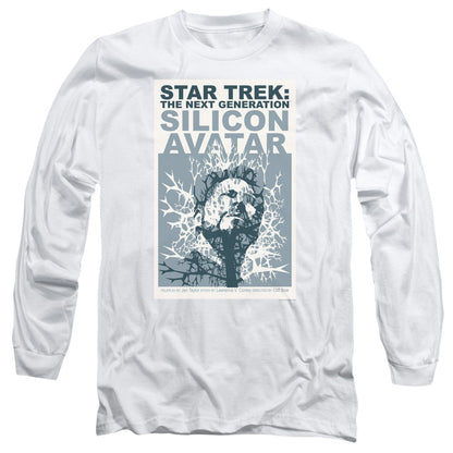 Star Trek Tng Season 5 Episode 4 Mens Long Sleeve Shirt White Officially Licensed Officially Licensed