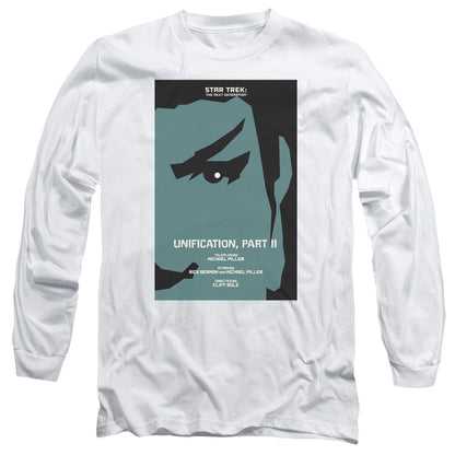 Star Trek Tng Season 5 Episode 8 Mens Long Sleeve Shirt White Officially Licensed Officially Licensed