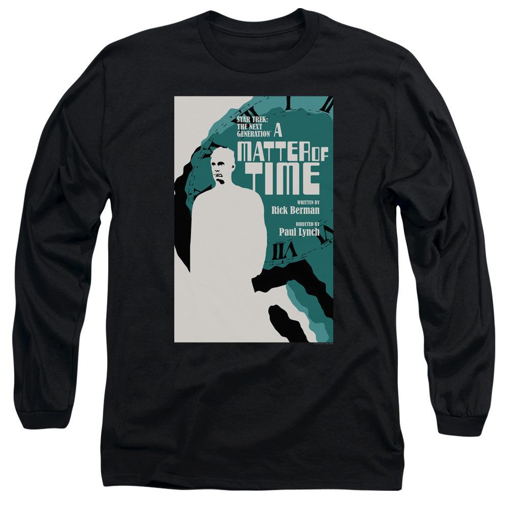 Star Trek Tng Season 5 Episode 9 Mens Long Sleeve Shirt Black Officially Licensed Officially Licensed