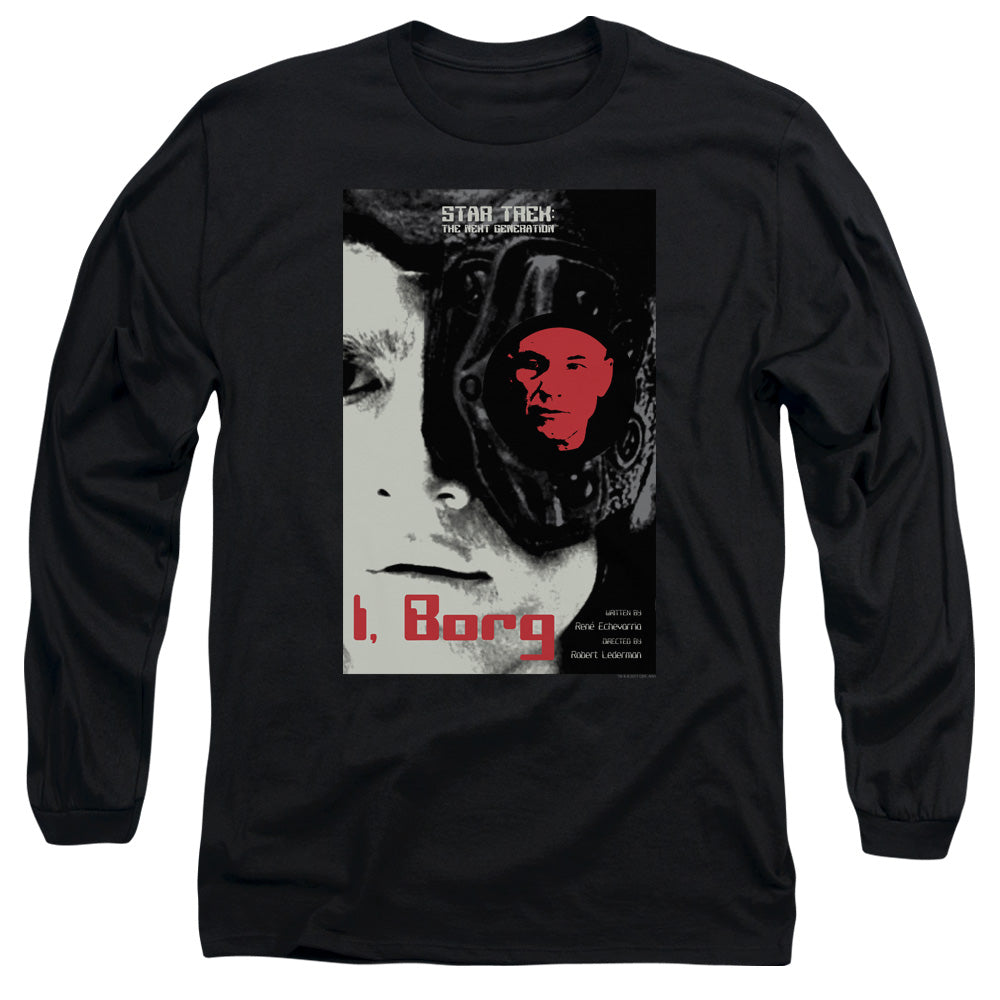 Star Trek Tng Season 5 Episode 23 Mens Long Sleeve Shirt Black Officially Licensed Officially Licensed