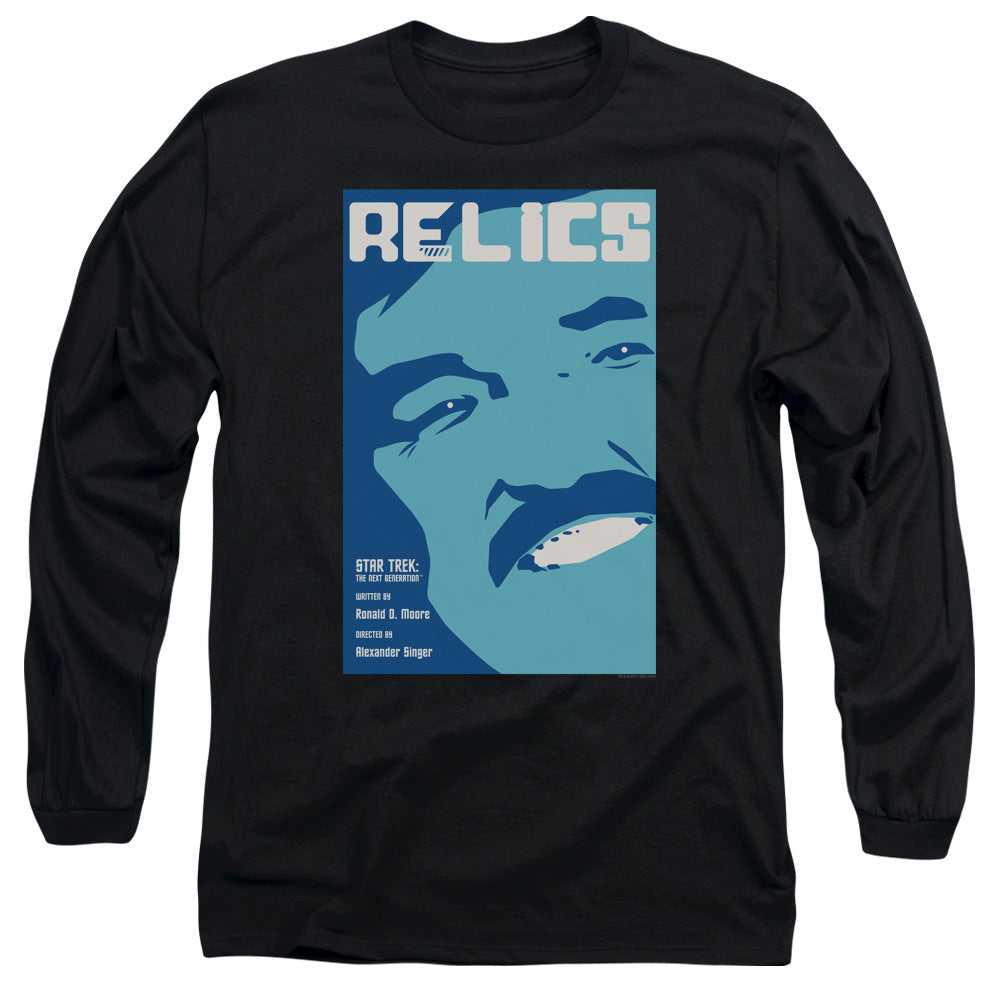 Star Trek Tng Season 6 Episode 4 Mens Long Sleeve Shirt Black Officially Licensed Officially Licensed