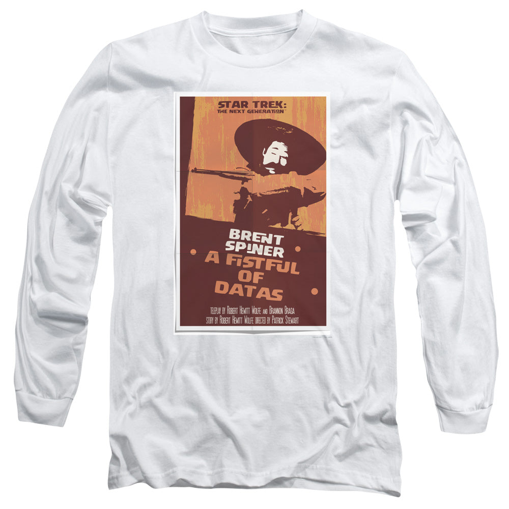 Star Trek Tng Season 6 Episode 8 Mens Long Sleeve Shirt White Officially Licensed Officially Licensed