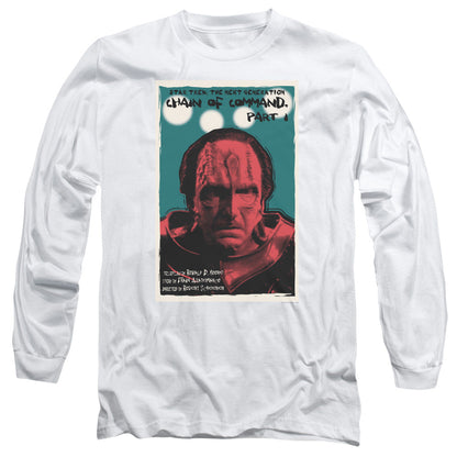 Star Trek Tng Season 6 Episode 10 Mens Long Sleeve Shirt White Officially Licensed Officially Licensed