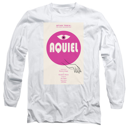 Star Trek Tng Season 6 Episode 13 Mens Long Sleeve Shirt White Officially Licensed Officially Licensed