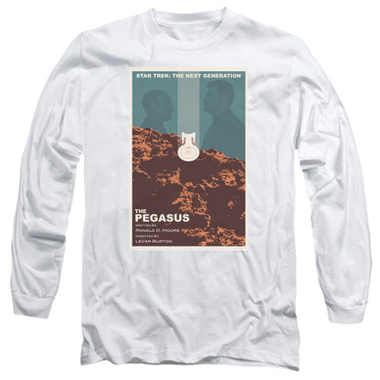 Star Trek Tng Season 7 Episode 12 Mens Long Sleeve Shirt White Officially Licensed Officially Licensed