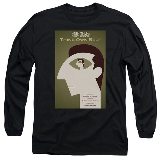 Star Trek Tng Season 7 Episode 16 Mens Long Sleeve Shirt Black Officially Licensed Officially Licensed