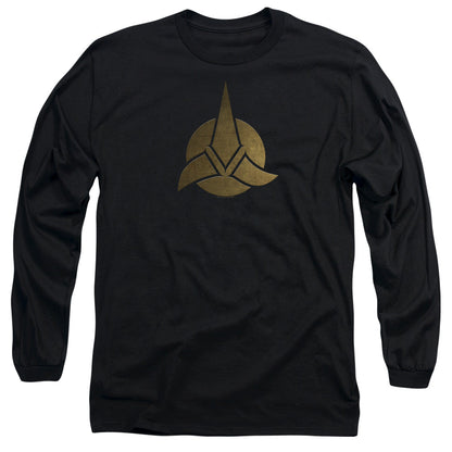 Star Trek Discovery Discovery Triquentra Mens Long Sleeve Shirt Black Officially Licensed Officially Licensed