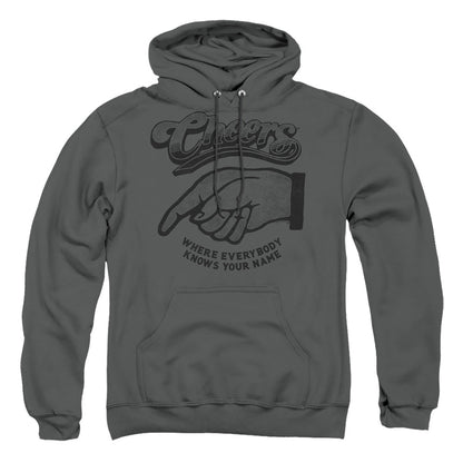 Cheers The Standard Mens Hoodie Charcoal Officially Licensed