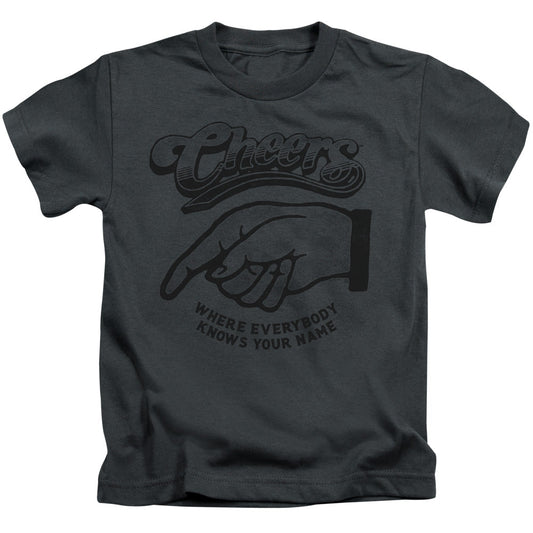 Cheers the Standard Juvenile Kids Youth T Shirt Charcoal Officially Licensed