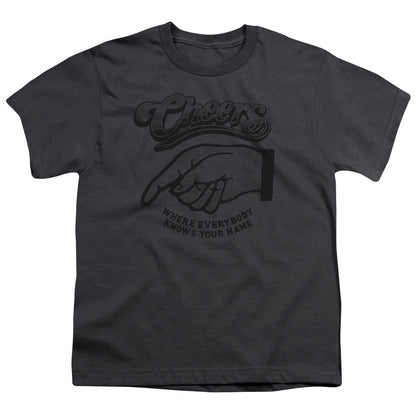Cheers the Standard Kids Youth T Shirt Charcoal Officially Licensed