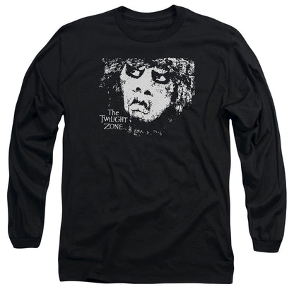 Twilight Zone Winger Mens Long Sleeve Shirt Black Officially Licensed