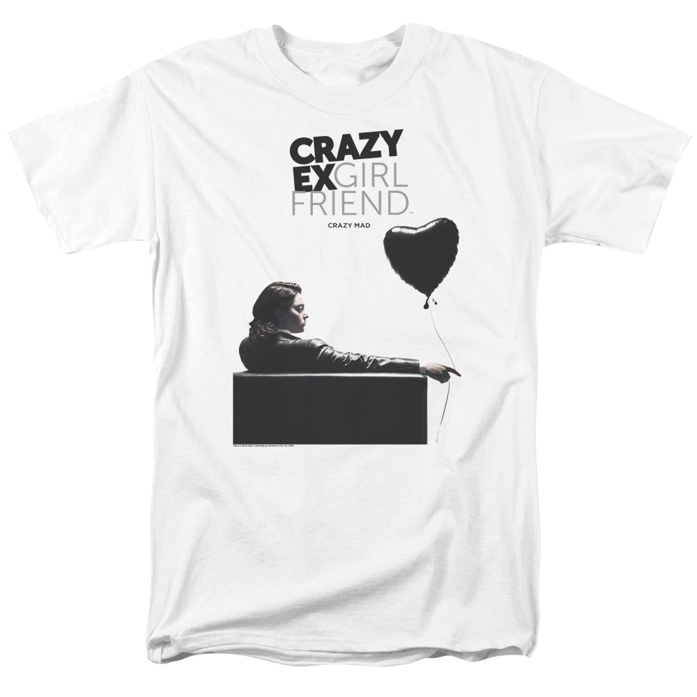 Crazy Ex Girlfriend Crazy Mad Mens T Shirt White Officially Licensed