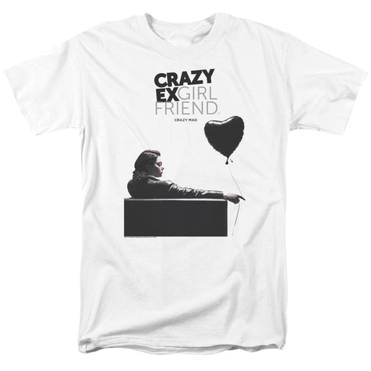 Crazy Ex Girlfriend Crazy Mad Mens T Shirt White Officially Licensed