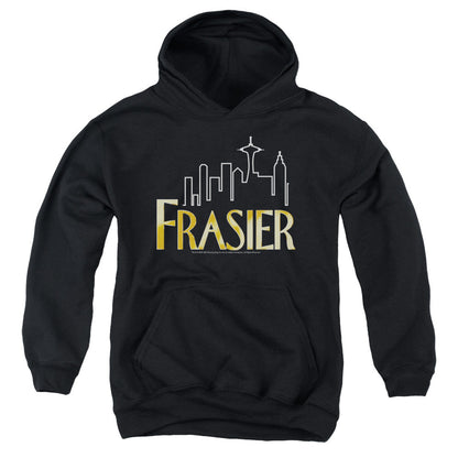 Frasier Frasier Logo Kids Youth Hoodie Black Officially Licensed