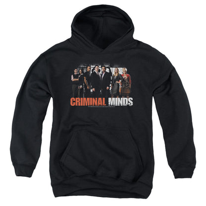 Criminal Minds the Brain Trust Kids Youth Hoodie Black Officially Licensed