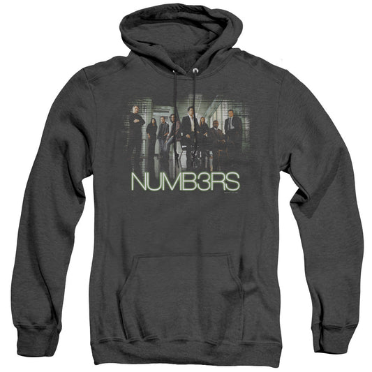 Numb3rs Numbers Cast Heather Mens Hoodie Black Officially Licensed