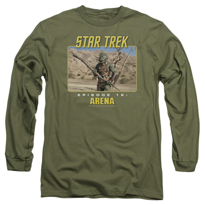 St Original Arena Mens Long Sleeve Shirt Military Green Officially Licensed Officially Licensed