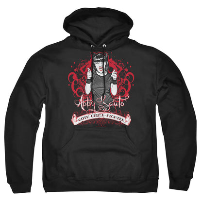 Ncis Goth Crime Fighter Mens Hoodie Black Officially Licensed