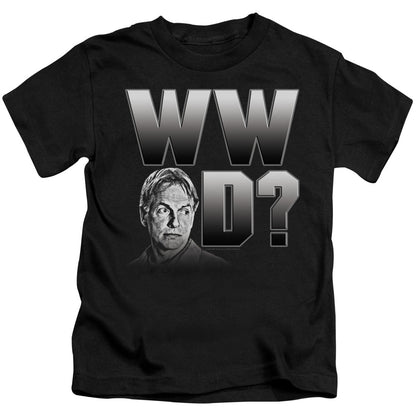 Ncis What Would Gibbs Do Juvenile Kids Youth T Shirt Black Officially Licensed