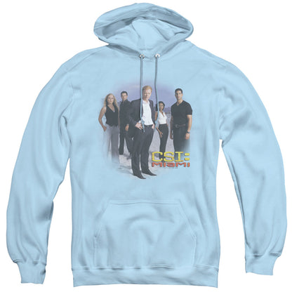 Csi Miami Cast Mens Hoodie Light Blue Officially Licensed