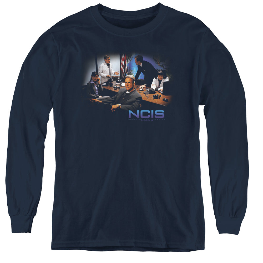 Ncis Original Cast Long Sleeve Kids Youth T Shirt Navy Officially Licensed
