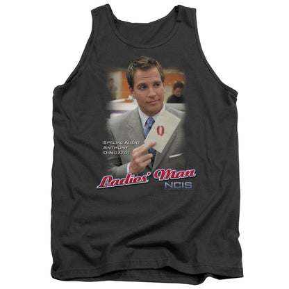 Ncis Ladies Man Mens Tank Top Shirt Charcoal Officially Licensed