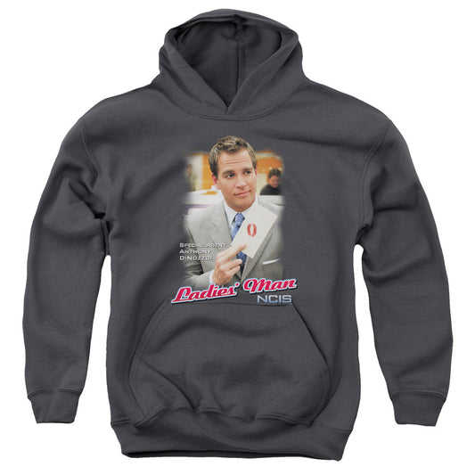 Ncis Ladies Man Kids Youth Hoodie Charcoal Officially Licensed