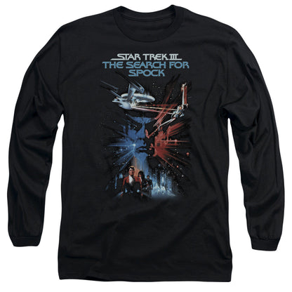 Star Trek Search For Spock(Movie) Mens Long Sleeve Shirt Black Officially Licensed Officially Licensed