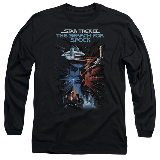 Star Trek Search For Spock(Movie) Mens Long Sleeve Shirt Black Officially Licensed Officially Licensed