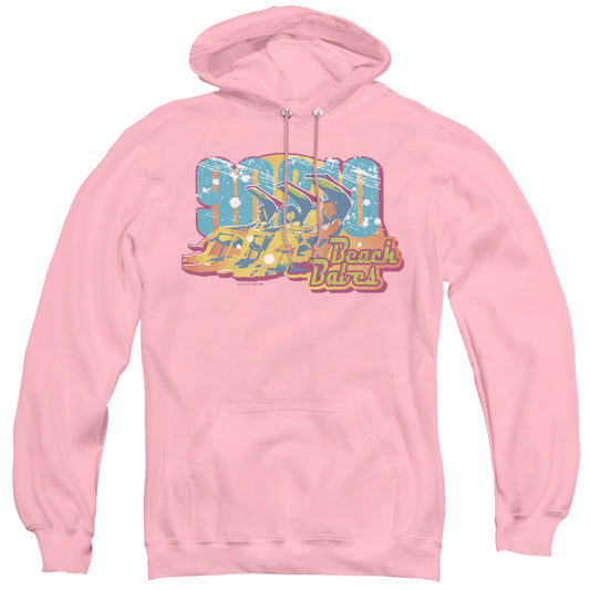 90210 Beach Babes Mens Hoodie Pink Officially Licensed