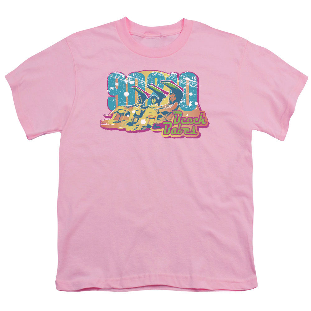90210 Beach Babes Kids Youth T Shirt Pink Officially Licensed