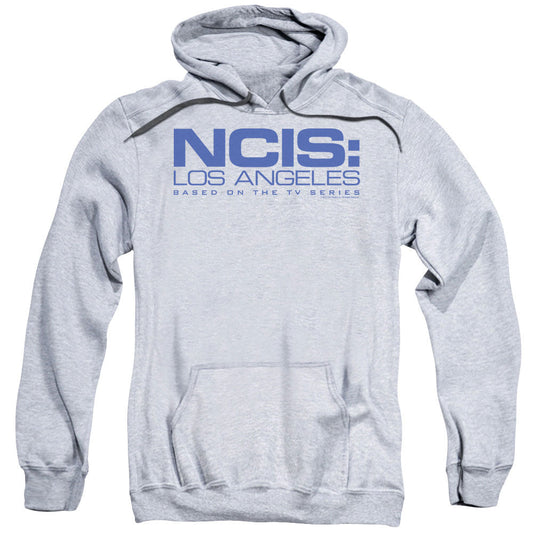 Ncis La Logo Mens Hoodie Athletic Heather Officially Licensed