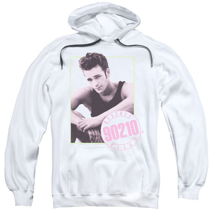 90210 Dylan Mens Hoodie White Officially Licensed