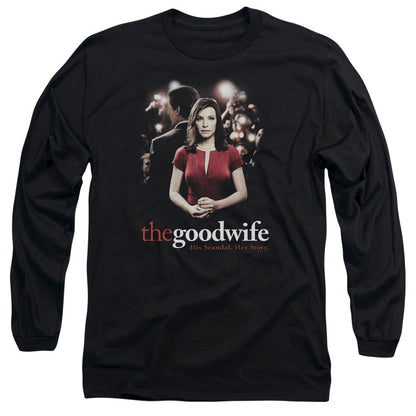 The Good Wife Bad Press Mens Long Sleeve Shirt Black Officially Licensed