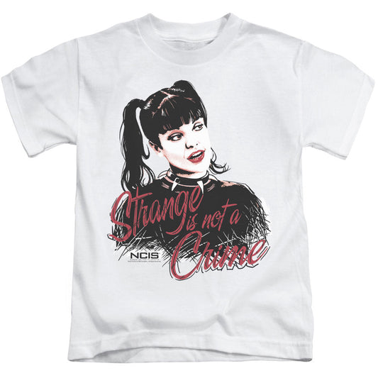 Ncis Strange is Not a Crime Juvenile Kids Youth T Shirt White Officially Licensed