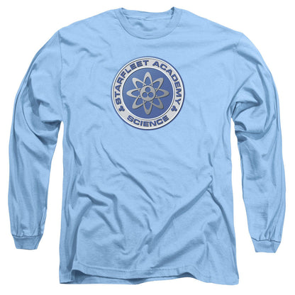 Star Trek Science Mens Long Sleeve Shirt Carolina Blue Officially Licensed Officially Licensed