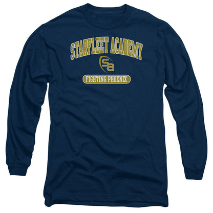 Star Trek Fight Mens Long Sleeve Shirt Navy Officially Licensed Officially Licensed
