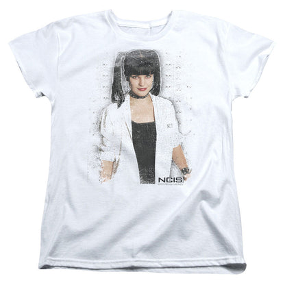 Ncis Abby Skulls Womens T Shirt White Officially Licensed