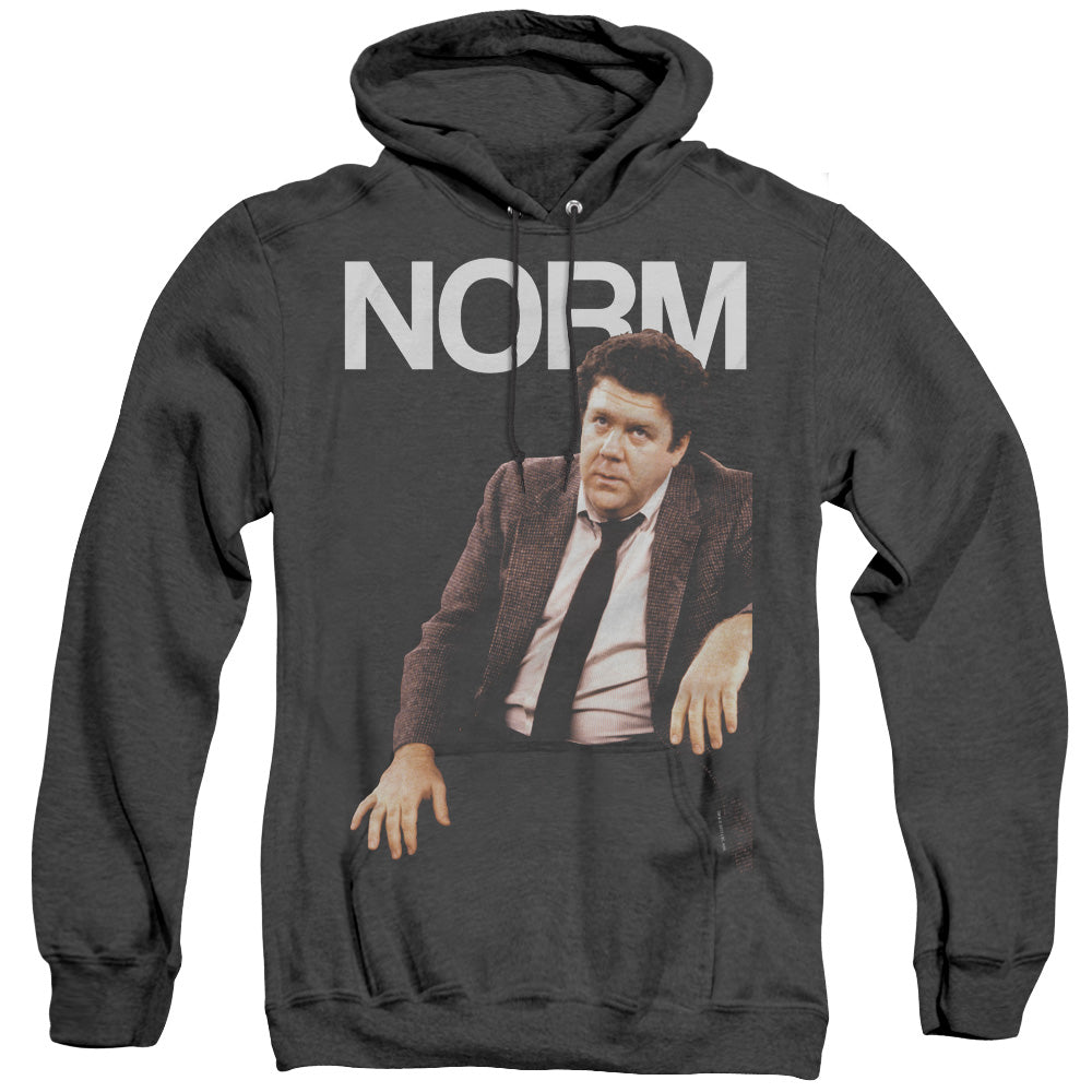 Cheers Norm! Heather Mens Hoodie Black Officially Licensed