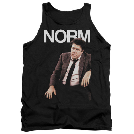 Cheers Norm Mens Tank Top Shirt Black Officially Licensed
