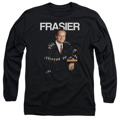 Cheers Frasier Mens Long Sleeve Shirt Black Officially Licensed Officially Licensed