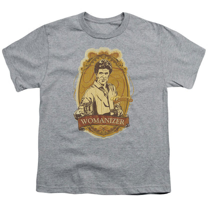 Cheers Womanizer Kids Youth T Shirt Athletic Heather Officially Licensed