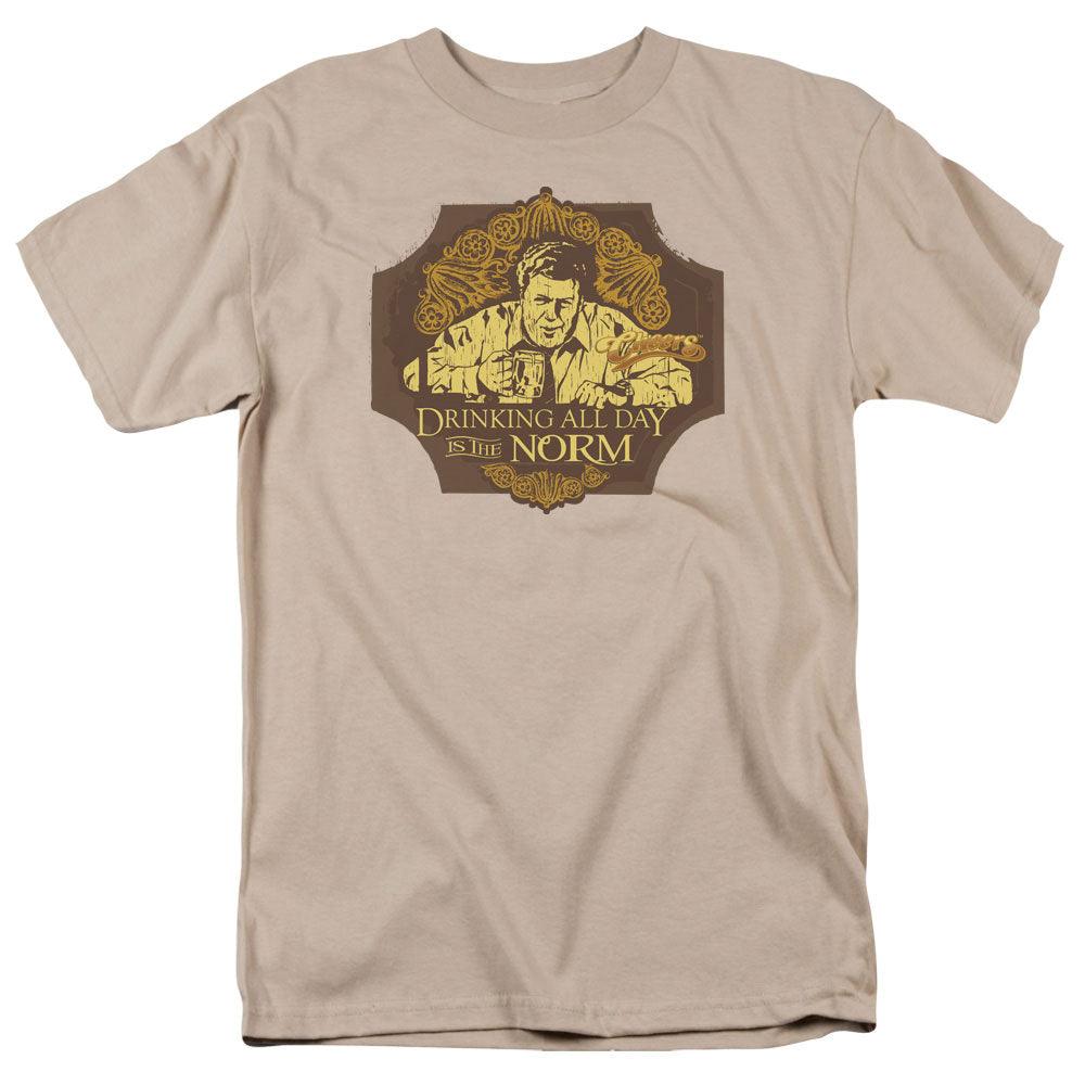 Cheers The Norm Mens T Shirt Sand Officially Licensed