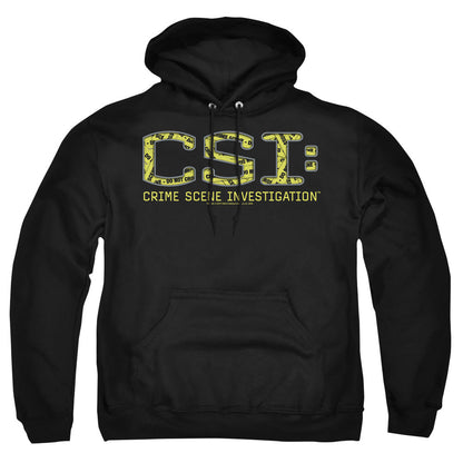 Csi Collage Logo Mens Hoodie Black Officially Licensed
