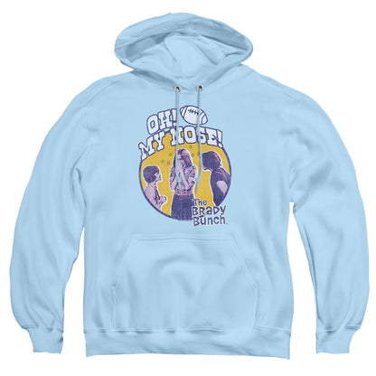 Brady Bunch My Nose Mens Hoodie Light Blue Officially Licensed