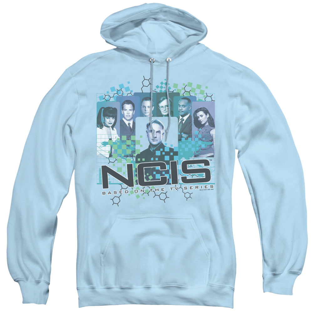 Ncis Cast Mens Hoodie Light Blue Officially Licensed