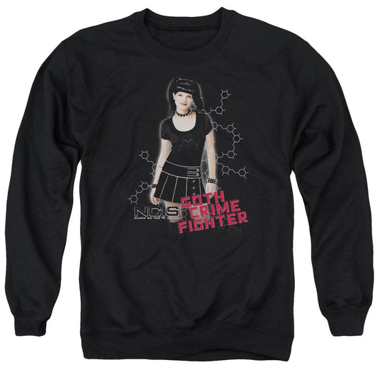 Ncis Goth Crime Fighter Mens Crewneck Sweatshirt Black Officially Licensed