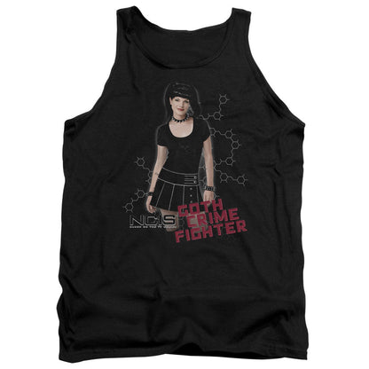 Ncis Goth Crime Fighter Mens Tank Top Shirt Black Officially Licensed